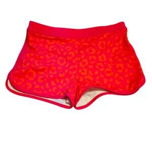 Boden leopard print swim shorts girls size 12